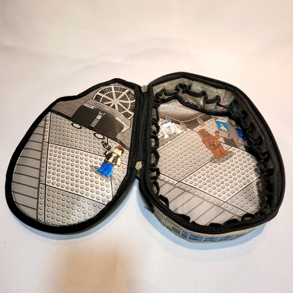 Star Wars LEGO Millennium Falcon Portable Zipper Storage Brick Carrying Case - Picture 6 of 10